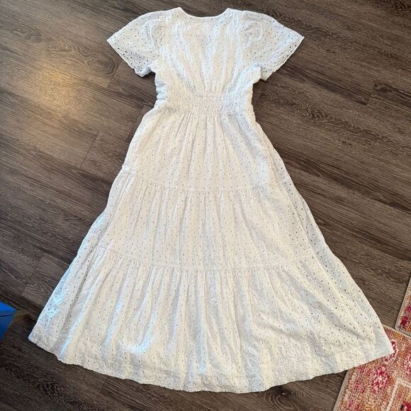 Anthropologie Maeve Somerset Eyelet Maxi Dress - Picture 5 of 5